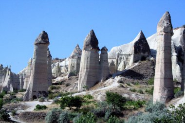 Kapadokya 'da Aşk Vadisi 'nin muhteşem kaya oluşumları, Türkiye