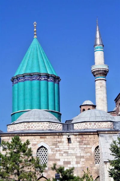 Mevlana Museum 1274 Resting Place Sufi Mystic Poet Rumi Konya — 图库照片