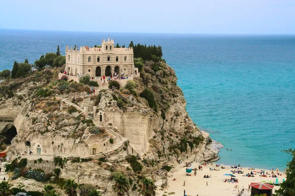 Sancturay Santa Maria Dell Isola Tropea Olaszország — Stock Fotó