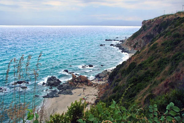 Краєвид Звані Узбережжя Богів Місті Tropea — стокове фото