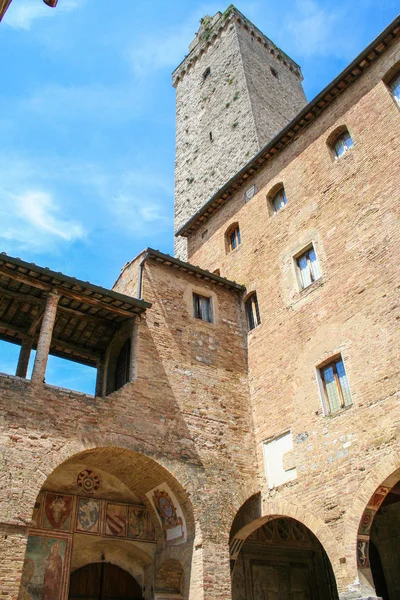 San Gimignano Toscana Italien — Stockfoto