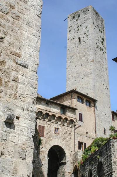 San Gimignano Toscane Italië — Stockfoto