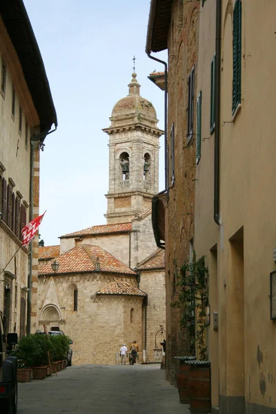 Het Collegiata Aan San Quirico Orcia Toscane Italië — Stockfoto