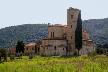 sant'antimo güzel tuscan kırsalında abbey 