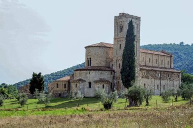 sant'antimo güzel tuscan kırsalında abbey 