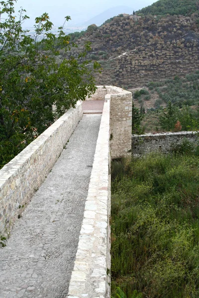 Roman Aqueduct Spoleto Umbria Region Italy — Stock Photo, Image