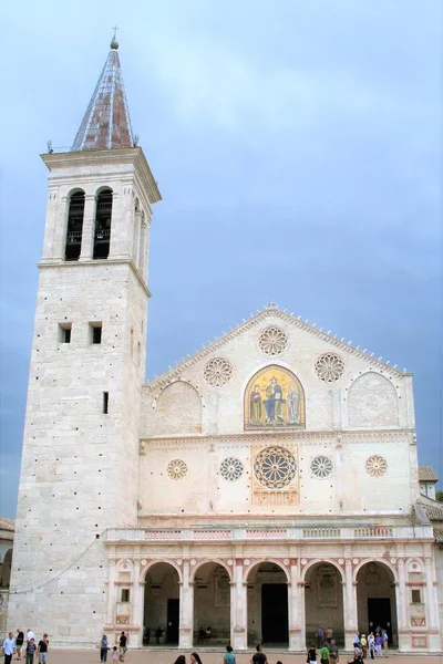 Katedrála Santa Maria Assunta Spoleto Itálie — Stock fotografie
