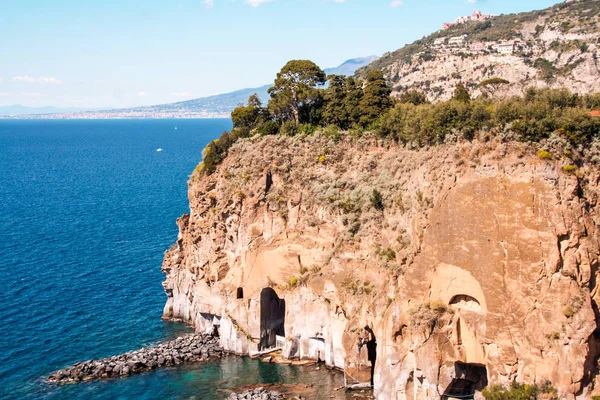 Paisagem Península Sorrentina Meta Sorrento Sant Agnello Nápoles Itália — Fotografia de Stock