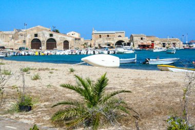 Maramemi plaj Noto, Sicilya, İtalya 