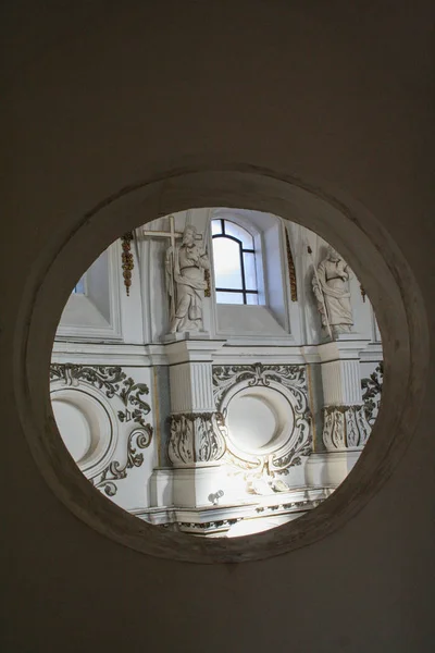 Vista Interior Uma Janela Chiesa San Francesco Assisi All Immacolata — Fotografia de Stock
