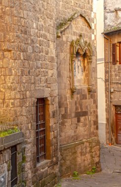 Viterbo ortaçağ merkezi, Lazio, İtalya