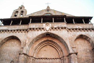 Romanesk Gotik Kilisesi, San Flaviano Montefiascone, Viterbo, Lazio, İtalya