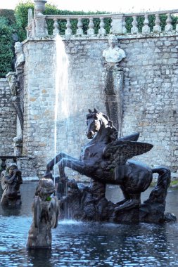   rinascimental villa lante Bagnaia, Viterbo İtalyan Bahçe. Lazio, İtalya