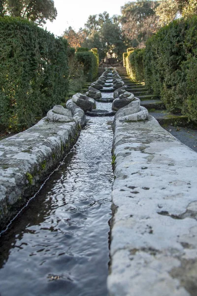 Italienischer Garten Der Rinascimental Villa Lante Bagnaia Viterbo Latium Italien — Stockfoto
