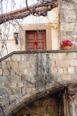 Ortaçağ San Pellegrino bölge, Viterbo, Lazio, İtalya