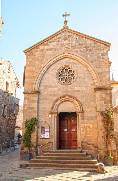 Chiesa Medievale San Pellegrino Viterbo Lazio — Foto Stock