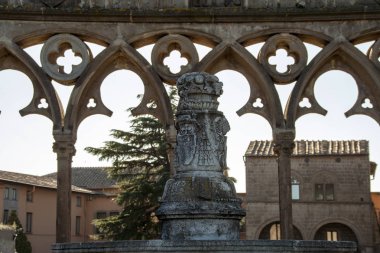 Ortaçağ mimarisi Papalar Sarayı, Viterbo, İtalya 