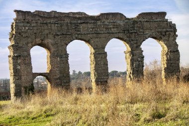 Su kemerleri park Appia cadde, Roma, İtalya