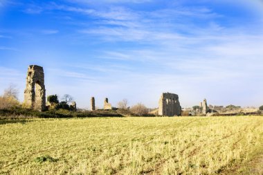 Su kemerleri park Appia cadde, Roma, İtalya