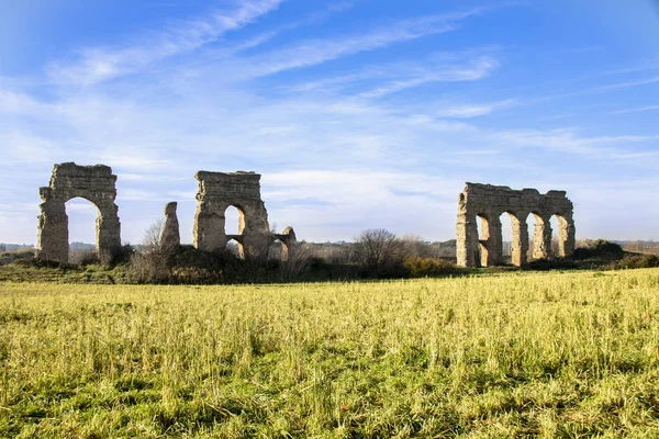 Parco Acquedotti Appia Roma Italia — Foto Stock