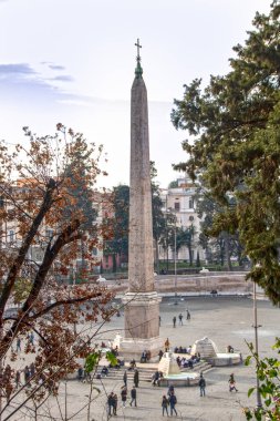 Rome adlı tarih 01/05/2018 - görünüm Piazza del Popolo hill ve Teras Pincio, Rome, İtalya - İtalya-
