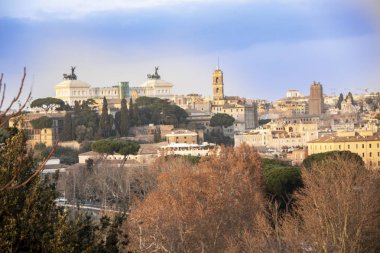 Roma cityscape Pincio Hill