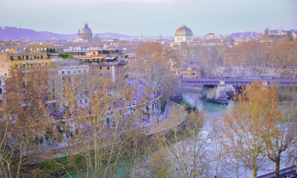 Roma Paisagem Urbana Aventino Colina — Fotografia de Stock