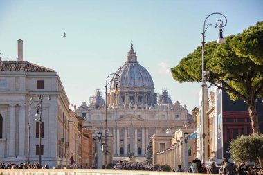 Görünüm Saint Peter Bazilikası Roma, İtalya 