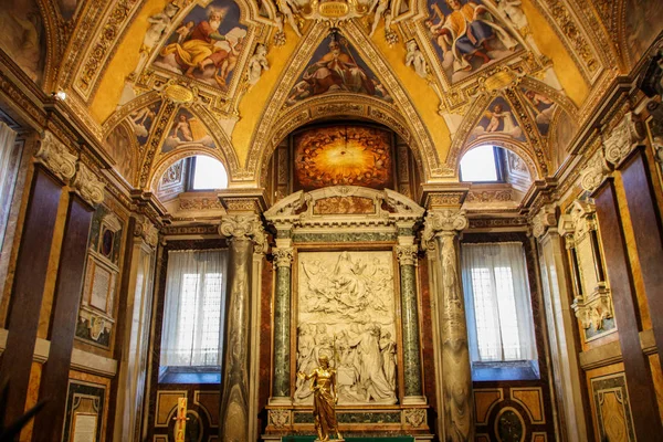 Křtitelnice Ina Kaple Santa Maria Maggiore Papežské Velké Baziliky Největší — Stock fotografie