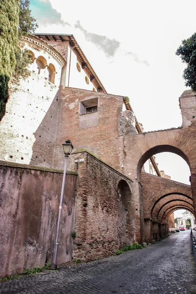 Chiesa Medievale Giovanni Paolo Antica Strada Del Clivo Scauri Sul — Foto Stock