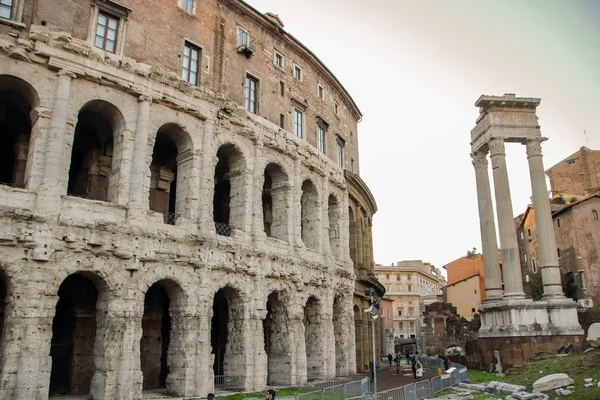 Θέατρο Του Μάρκελλου Στη Ρώμη Ιταλία — Φωτογραφία Αρχείου