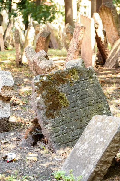 Vecchio Cimitero Ebraico Uno Dei Più Importanti Monumenti Storici Ebraici — Foto Stock