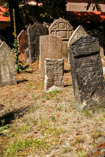 Old Jewish Cemetery One Most Important Jewish Historical Monuments Prague — Stock Photo, Image