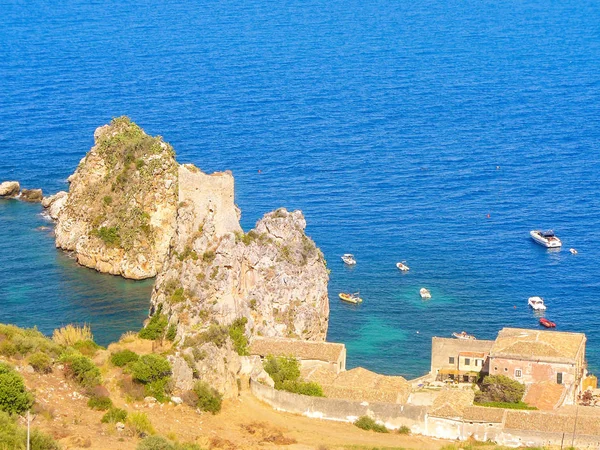Coastline Scopello Sicily Trapani Province — Stock Photo, Image