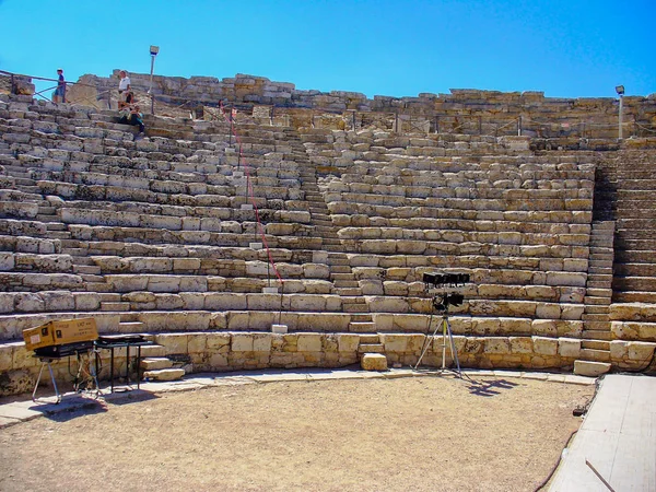 Teatro Griego Ciudad Segesta Sitio Arqueológico Segesta Calatafimi Sicilia Italia —  Fotos de Stock