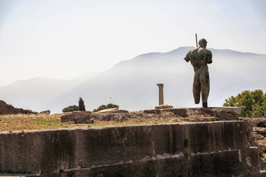 Pompei - 06/22, / 2017 - antik Roma şehir, 70 DC vesuvius patlama yok Pompeii, kalıntıları.