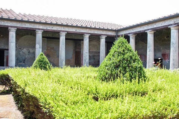 Pompei 2017 Ruins Ancient Roman Town Pompeii Destroyed Vesuvius Eruption — Stock Photo, Image