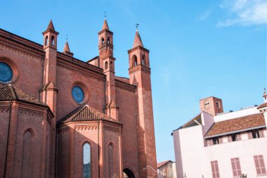 Alba şehir ve onun Katedrali, Piemonte, İtalya
