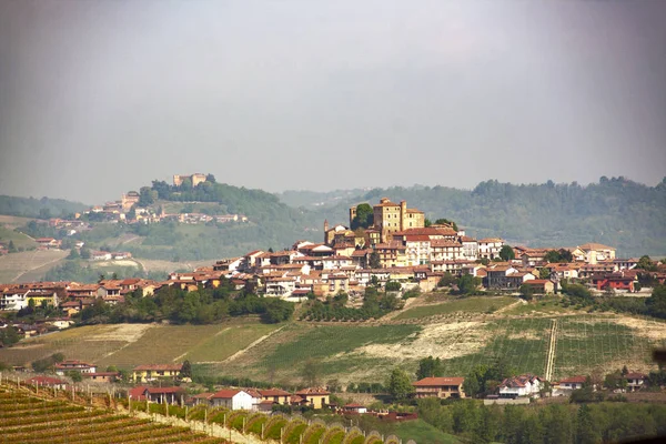 Paisagem Langhe Piemonte Itália — Fotografia de Stock