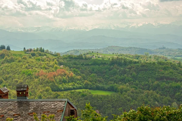 Krajina Langhe Piemont Itálie — Stock fotografie