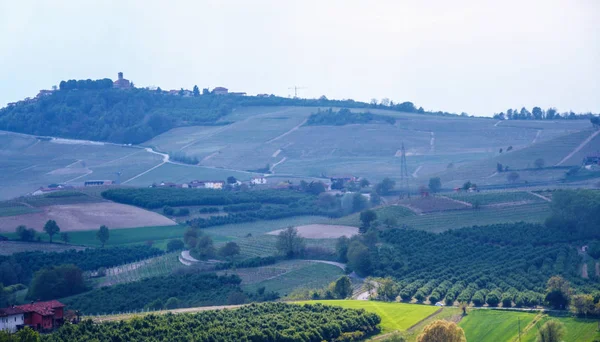 Landschaft Der Langhe Piemont Italien — Stockfoto