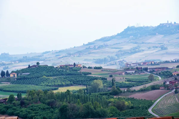 Landscape Langhe Piedmont Olaszország — Stock Fotó