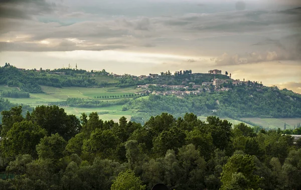 Landscape Langhe Piedmont Olaszország — Stock Fotó