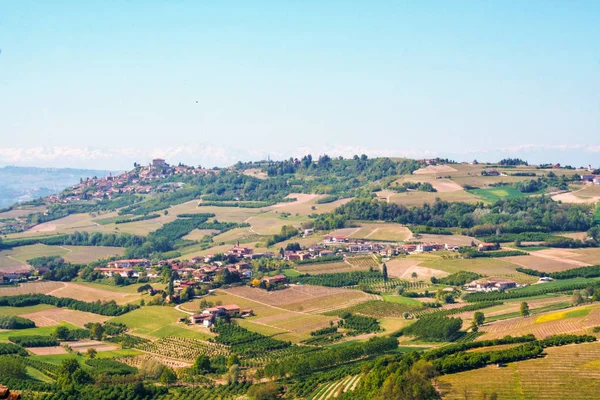 Landscape Langhe Piedmont Italy — Stock Photo, Image
