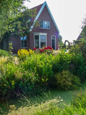 Hollanda kırsal güzel bir evde