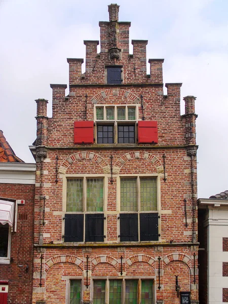 Architetture Tipiche Edam Olanda — Foto Stock