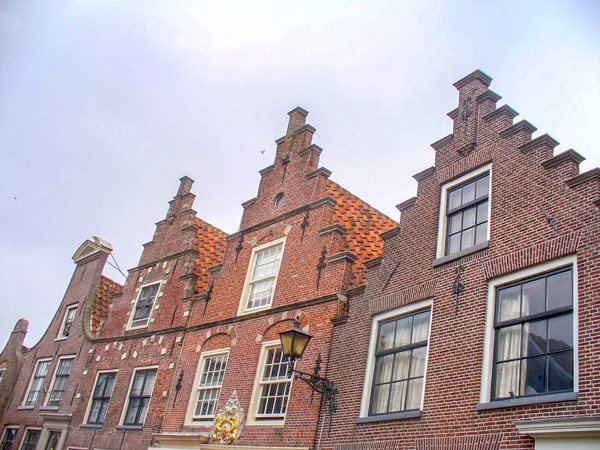 Edam Hollanda Tipik Mimarileri — Stok fotoğraf