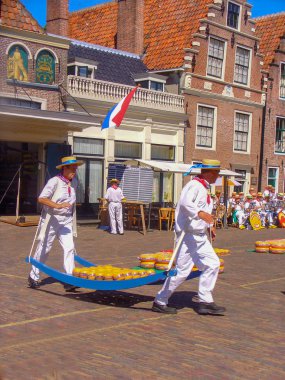 Edam pazarda, Hollanda Ticaret geleneksel peynir