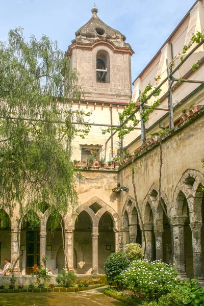 Sorrento Italië 2009 Het Middeleeuwse Klooster Van Sint Franciscus Sorrento — Stockfoto