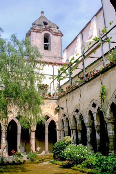 Sorrento Italië 2009 Het Middeleeuwse Klooster Van Sint Franciscus Sorrento — Stockfoto